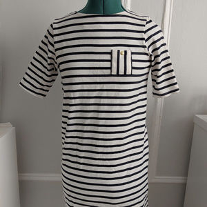 French nautical stripe dress by Petit Bateau